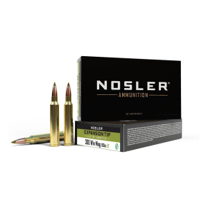 Nosler E-Tip Lead-Free 300 Winchester Magnum Rifle Ammunition 20 Round Box