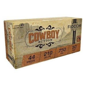 Fiocchi Cowboy Action 44 Special Handgun Ammunition 50 Round Box