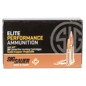 SIG SAUER Elite Copper Hunting 300 Winchester Magnum Rifle Ammunition 20 Round Box
