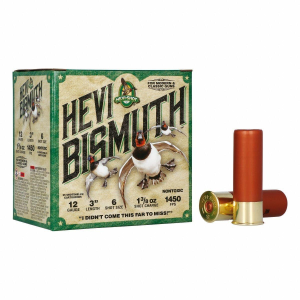 HEVI-Shot Hevi Bismuth Waterfowl 12 Gauge Shotshells 25 Round Box