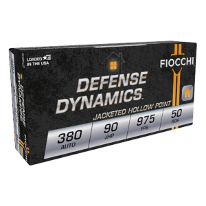 Fiocchi Defense Dynamics JHP 44 Remington Magnum Handgun Ammunition 50 Round Box
