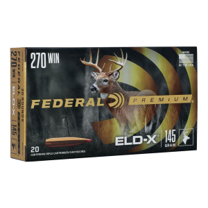 Federal ELD-X 270 Winchester Rifle Ammunition 20 Round Box