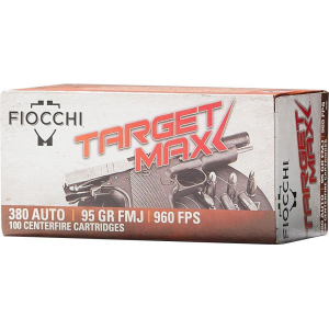 Fiocchi Target Max SCHEELS Exclusive 38 Special Handgun Ammunition 100 Round Box
