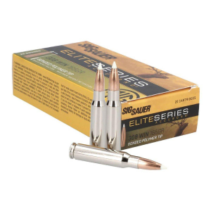 SIG SAUER Elite Series Accubond 308 Winchester Rifle Ammunition 20 Round Box