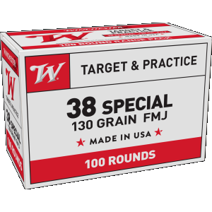 Winchester USA Target & Practice 38 Special Handgun Ammunition 100 Round Box