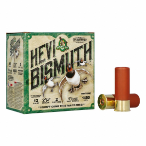 HEVI-Shot Hevi Bismuth Waterfowl 12 Gauge Shotshells 25 Round Box