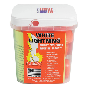 Tannerite White Lightning Rim-fire Target Kit 15 pack