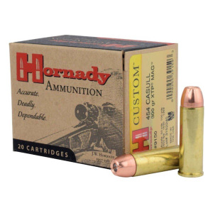 Hornady Custom XTP 454 Casull Handgun Ammunition 20 Round Box