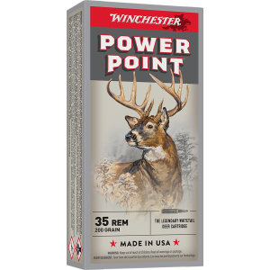 Winchester Super-X Power-Point 35 Remington Rifle Ammunition 20 Round Box