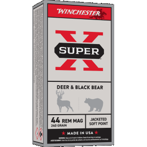 Winchester Super-X 44 Remington Magnum Handgun Ammunition 50 Round Box