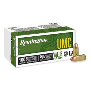 Remington UMC Value Pack FMJ 9mm Handgun Ammunition 100 Round Box