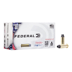 Federal Train + Protect 38 Special Handgun Ammunition 50 Round Box