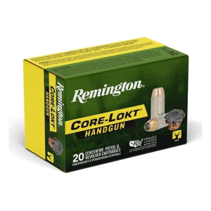 Remington Core-Lokt Handgun JHP 357 Magnum Handgun Ammunition 20 Round Box