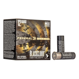 Federal Black Cloud FS Steel 12 Gauge Shotshells 25 Round Box