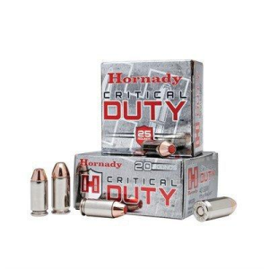 Hornady Critical Duty FlexLock 45 Auto (ACP) +P Handgun Ammunition 20 Round Box