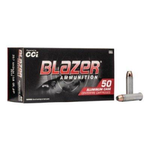 Blazer Ammunition Blazer JHP Aluminum Case 357 Magnum Handgun Ammunition 50 Round Box