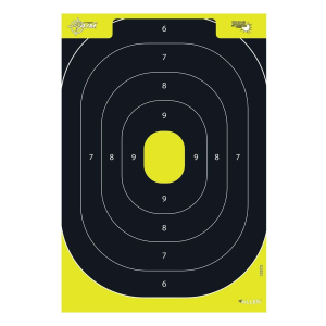 EZ Aim Splash Reactive Paper Silhouette Trainer Shooting Targets - 30 Pack