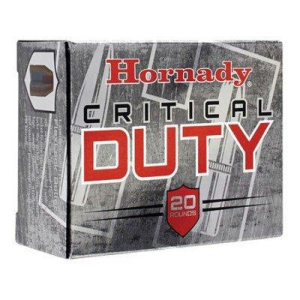 Hornady Critical Duty FlexLock 9mm Handgun Ammunition 25 Round Box