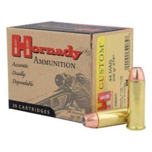 Hornady Custom XTP 44 Remington Magnum Handgun Ammunition 20 Round Box