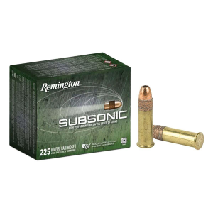 Remington Subsonic Rimfire 22 Long Rifle Rimfire Ammunition 225 ct.