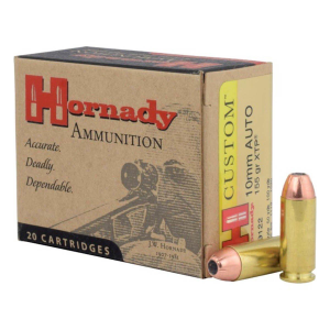 Hornady Custom XTP 10mm Auto Handgun Ammunition 20 Round Box