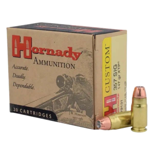 Hornady Custom XTP 357 SIG Handgun Ammunition 20 Round Box