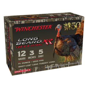 Winchester Elite Long Beard XR Turkey Shotshells NWTF Edition 12 Gauge Shotshells 10 Round Box