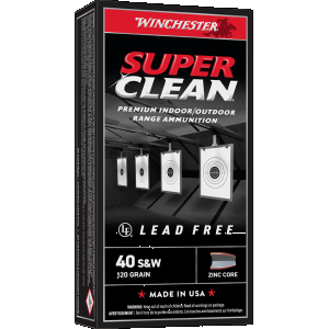 Winchester Super Clean 40 S&W Handgun Ammunition 10 Round Box