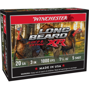 Winchester Long Beard XR Turkey 20 Gauge Shotshells 10 Round Box
