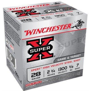 Winchester Super-X Xpert Game & Target 28 Gauge Shotshells 25 Round Box