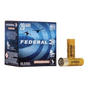 Federal Speed Shok Steel 20 Gauge Shotshells 25 Round Box