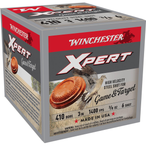 Winchester Super X Game & Target Xpert HV Steel Shot Bore .410 Bore Shotshells 25 Round Box