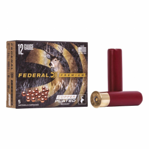 Federal Copper Plated Buckshot 12 Gauge Shotshells 5 Round Box