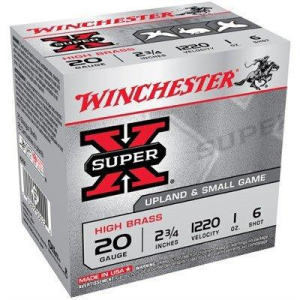 Winchester Super-X Upland & Small Game 20 Gauge Shotshells 25 Round Box