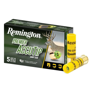 Remington AccuTip Sabot Slug 20 Gauge Shotshells 5 Round Box