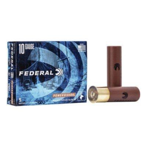Federal Power-Shok Rifled Slug 10 Gauge Shotshells 5 Round Box