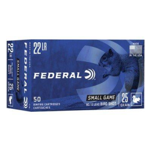 Federal Small Game 22 Long Rifle Rimfire Ammunition 50 Round Box