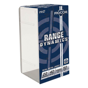Fiocchi Dynamics FMJ 22 Winchester Magnum Rimfire (WMR) Rimfire Ammunition 50 Round Box