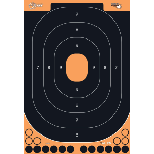 EZ Aim(R) Adhesive Splash Reactive Paper Shooting Targets