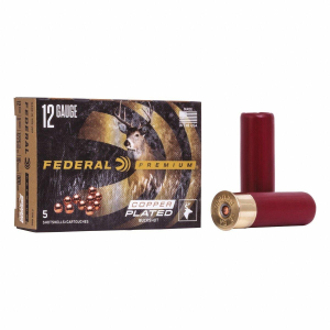 Federal Copper Plated Buckshot 12 Gauge Shotshells 5 Round Box