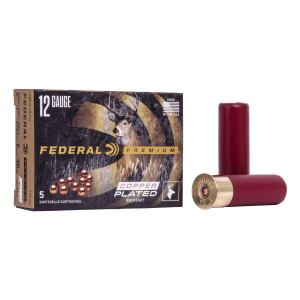 Federal Copper Plated Buckshot 12 Gauge Shotshells 5 Round Box