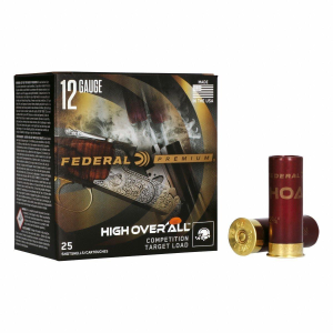 Federal High Over All Competition Target Load 12 Gauge Shotshells 25 Round Box