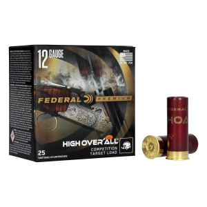 Federal High Over All Competition Target Load 12 Gauge Shotshells 25 Round Box