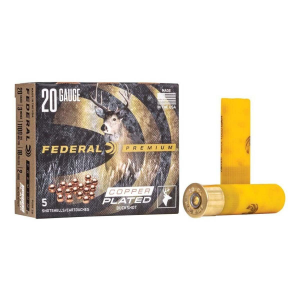 Federal Copper Plated Buckshot 20 20 Gauge Shotshells 5 Round Box