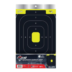 Allen EZ-Aim Non-Adhesive Paper Splash Shooting Targets Silhouette 8 Pack