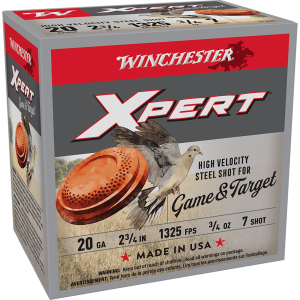 Winchester Super-X Xpert Game & Target HV 20 Gauge Shotshells 25 Round Box