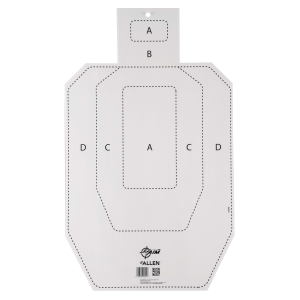 EZ Aim(R) IPSC Silhouette Coroplast Shooting Target