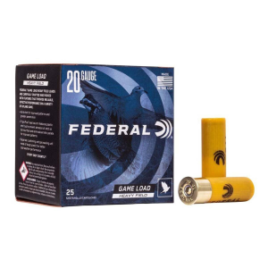 Federal Game Load Upland Heavy Field 20 Gauge Shotshells 25 Round Box