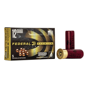 Federal Personal Defense with FliteControl Wad 12 Gauge Shotshells 5 Round Box