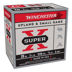 Winchester Super-X Upland & Small Game 20 Gauge Shotshells 25 Round Box